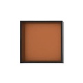 Ibride, Regal L'Aéropostale holz schwarz kupfer / quadratisch - 35 x 35 cm - Ibride schwarz en holz