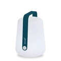 Balad Small LED Lampe ohne Kabel / H 25 cm - Recharge USB - Fermob blau en plastikmaterial