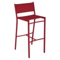 Costa Hochstuhl - Fermob rot en textil