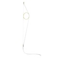 Wirering Wandleuchte / LED - H 208 cm - Flos weiß/gold en metall
