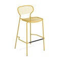 Apero Stapelbarer Barhocker / H 75 cm - Stahl - Emu gelb en metall