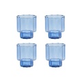 Bloom Glas / 4er-Set - & klevering blau en glas