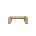 Atmosfera Couchtisch / 113 x 100 cm - Teakholz - Gubi holz natur en holz