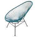 Lounge Sessel Acapulco metall plastikmaterial blau - OK Design pour Sentou Edition blau en metall