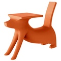 Magis, Kinderschreibtisch Le Chien Savant plastikmaterial orange / mit integriertem Sitz - Magis orange en plastikmaterial