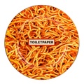 Seletti, Toiletpaper - Spaghetti Teller / Porzellan - Seletti bunt en keramik