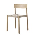 Betty TK1 Stapelbarer Stuhl / Leinengurte - &tradition holz natur en textil