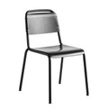 Stapelbarer Stuhl Halftime holz schwarz / Holz & Metall - Hay schwarz en holz