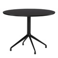 About a Table Runder Tisch / Ø 100 cm - Hay schwarz en metall/plastikmaterial