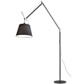 Tolomeo Mega LED Stehleuchte / H 148 bis 327 cm - Artemide schwarz en metall/textil