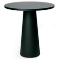 / Pied pour table Container Tischzubehör / H 70 cm - für Tischplatte mit Ø 70 cm - Moooi schwarz en plastikmaterial
