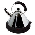 Alessi-Wasserkocher 1,5 l, elektrisch, Schwarz