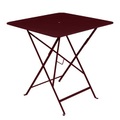 Bistro + Klapptisch / 71 x 71 cm - Trou pour parasol / Usage intensif - Fermob rot en metall