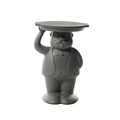 Ambrogio Beistelltisch / 42,5 x 38,5 x H 60,5 cm - Polyethylen - Slide grau en plastikmaterial