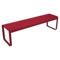 Bellevie Bank L 161 cm - 4-Sitzer - Fermob rot en metall