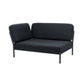 Level Sofa modulierbar / Eckmodul links - L 140 cm / Stoff - Houe grau en textil