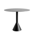 Runder Tisch Palissade Cone metall grau schwarz / Ø 90 cm - R & E Bouroullec - Hay schwarz en metall