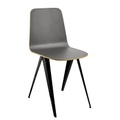 Sanba Stuhl / 40 x 50,5 cm - Serax grau en metall/holz