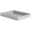 Schreibtisch-Organizer Punched Organizer metall weiß grau - Hay weiß en metall