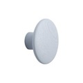 The Dots Wood Wandhaken / Small - / Ø 9 cm - Muuto blau en holz