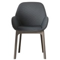 KARTELL, KARTELL - Stuhl CLAP - Textil - / dunkelgrau - 59/56.5/85 cm