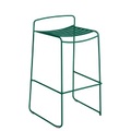 Surprising Barhocker / Metall - H 78 cm - Fermob grün en metall
