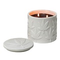Hashish Parfumierte Kerze - Jonathan Adler weiß/braun en keramik