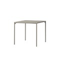 Novo quadratischer Tisch / 80 x 80 cm - Metall - AYTM beige en metall