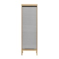 Jalousi Haut Terminplaner / H 180 cm - Holz & Kunststoffrolladen - Normann Copenhagen grau/holz natur en plastikmaterial/holz
