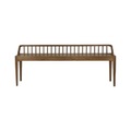 Ethnicraft, Bank Spindle holz braun / 150 cm - Recyceltes Teakholz - Ethnicraft en