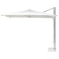 Emu, Shade Freiarmschirm 300 x 300 cm - Ampelschirm - Emu weiß en metall/textil