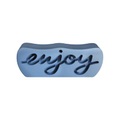Bank Enjoy plastikmaterial blau / 2-Sitzer - L 124 cm / Drinnen & draußen - Slide en