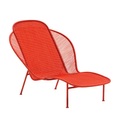 Imba Sonnenliege - Moroso rot en plastikmaterial