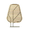 Ethimo, Clostra Paravent / L 123 x H 175 cm - Ethimo holz natur en holz