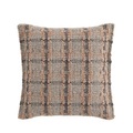 Garden Layers Kissen / klein - handgewebt - Gan braun/grau en textil