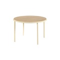 Wooden Runder Tisch / Ø 120 cm - Eiche und Stahl - valerie objects weiß/beige/holz natur en holz