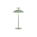Mini Geen-A OUTDOOR Lampe ohne Kabel / Stahl - H 36 cm - Kartell grün en metall