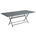 Caractère Klapptisch / 90 x 190 cm - für 8-10 Personen - Fermob grau en metall