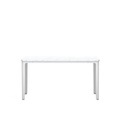 Plate Table Couchtisch / Medium- 41 x 71 cm / Marmor - Vitra weiß en stein