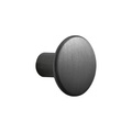 The Dots Metal Wandhaken / Größe S - Ø 2,7 cm - Muuto schwarz en metall