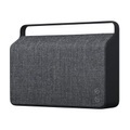 Bluetooth-Lautsprecher Copenhague textil grau / kabellos - mit Stoffbezug und Alugriff - Vifa grau en textil
