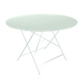 Bistro Klapptisch / Ø 117 cm - Sonnenschirm-Loch - Fermob grün en metall