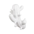 Cactus Wandhaken / H 20 cm - Kunstharz - Seletti weiß en plastikmaterial