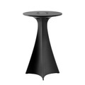 Jet Stehtisch / Ø 62 x H 100 cm - Slide schwarz en plastikmaterial