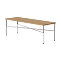 Couchtisch Inline holz natur / 120 x 40 x H 40 cm - NINE holz natur en holz