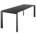 KARTELL - Esstisch FOUR - Holz - / schwarz-schwarz - 158/79/72 cm