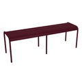 Luxembourg Bank 3/4 places / L 145 cm - Aluminium - Fermob rot en metall