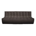 N701 Sofa / 3-Sitzer - l 210 cm / Stoff - Ethnicraft grau en textil