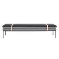 Liege Turn textil grau / L 190 cm - Ferm Living grau en textil