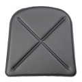 Sitzkissen leder schwarz / Kunstleder - für Stuhl ?A? und Sessel ?A56? - Tolix schwarz en leder